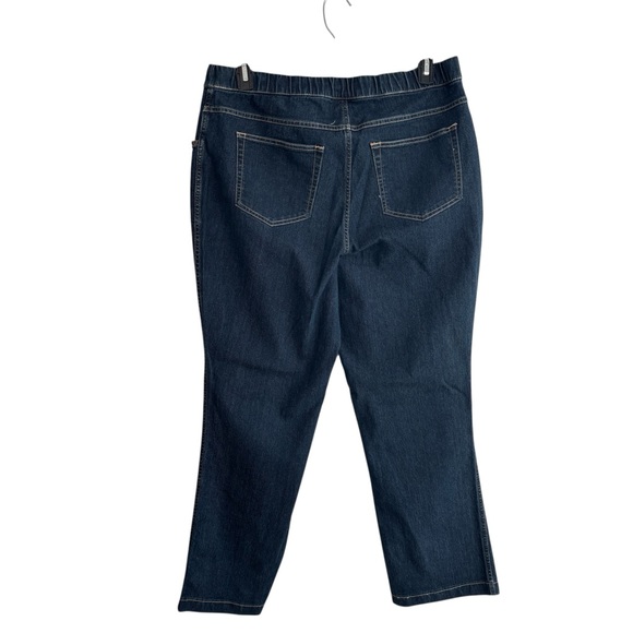 JMS Just My Size Jeans Womens Plus Size 16W Pull On Denim Pants Elastic Waist - Picture 3 of 12